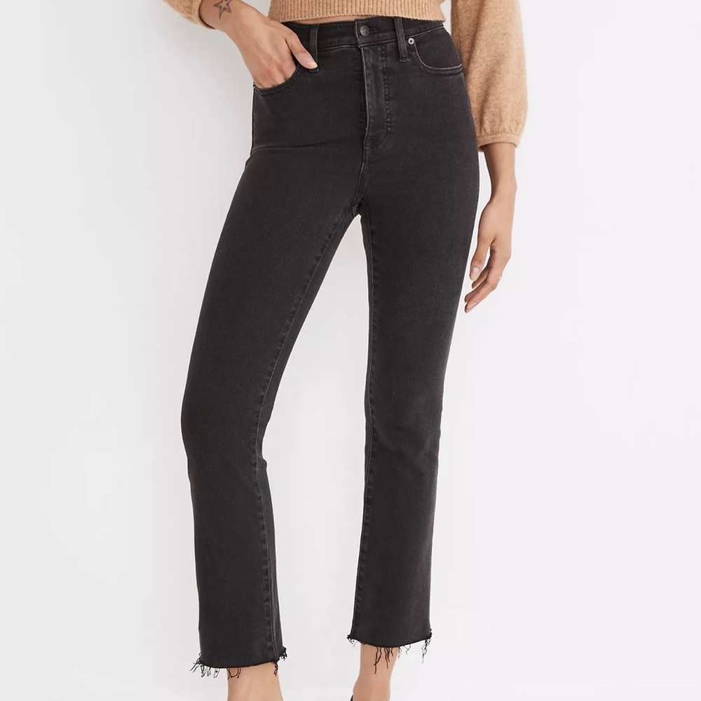 Madewell black Cali Demi boot jeans